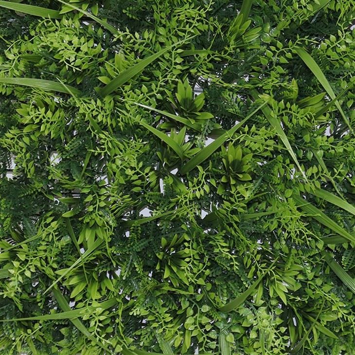 Grass Wall in Dining Room
